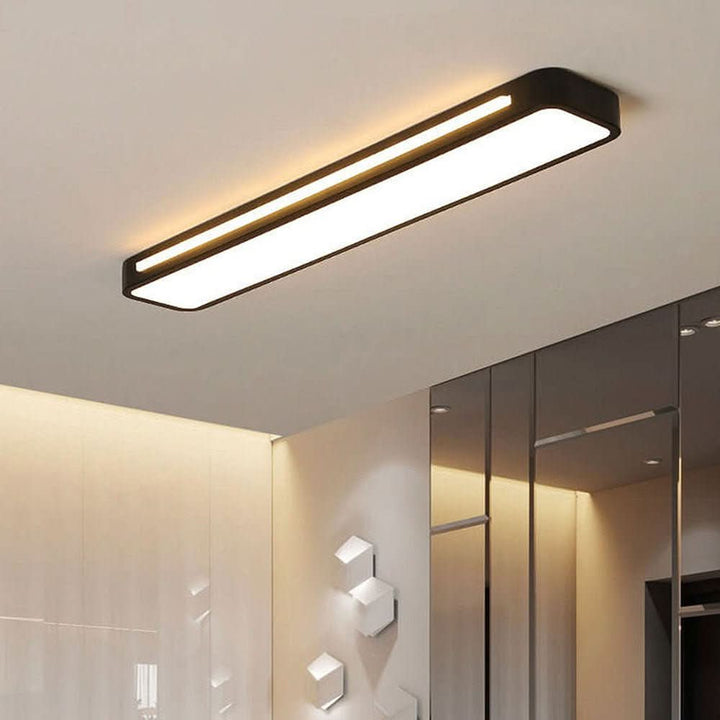 Moderne Deckenleuchte mit LED, nordisches Design, ideal für Wohnzimmer und Flur.