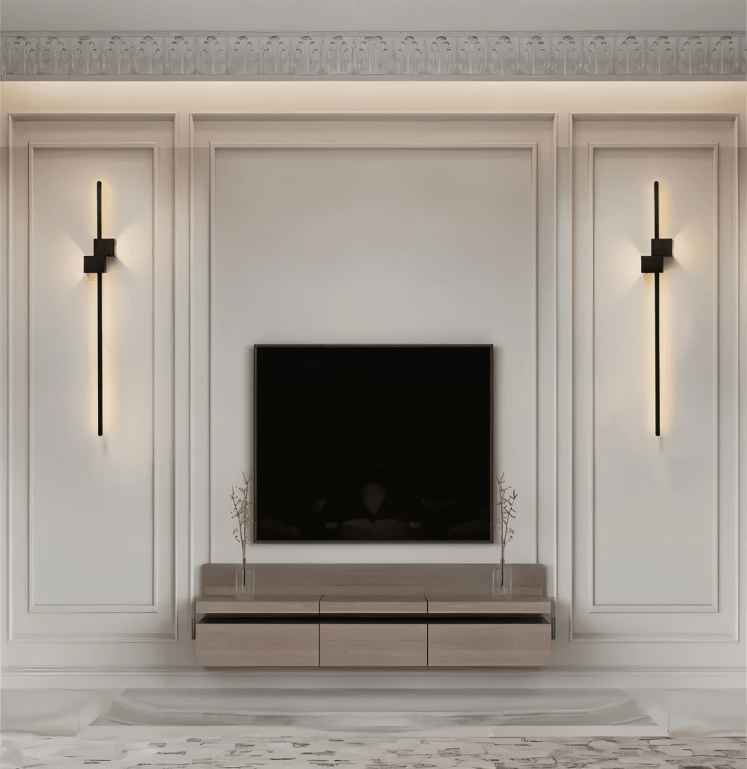 Stilvolle, energieeffiziente LED Wandleuchte. Modernes, minimalistisches Design für jede Innenbeleuchtung.