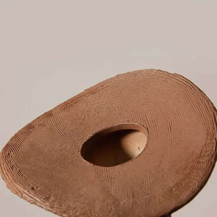 Handgemachte Morandi Vase, perfekt als minimalistische Tischdekoration im Wohnzimmer oder Schlafzimmer.