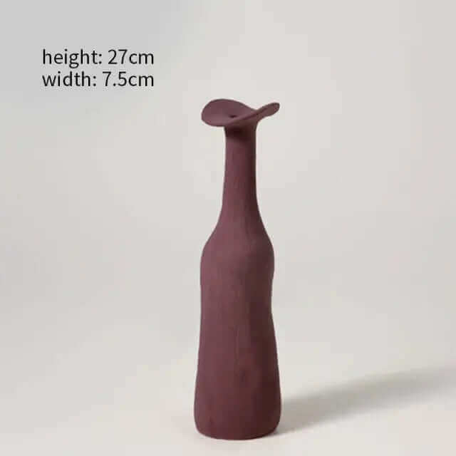 Set aus minimalistischen Morandi Vasen, ideal für moderne Wohnzimmer- oder Schlafzimmerdeko.