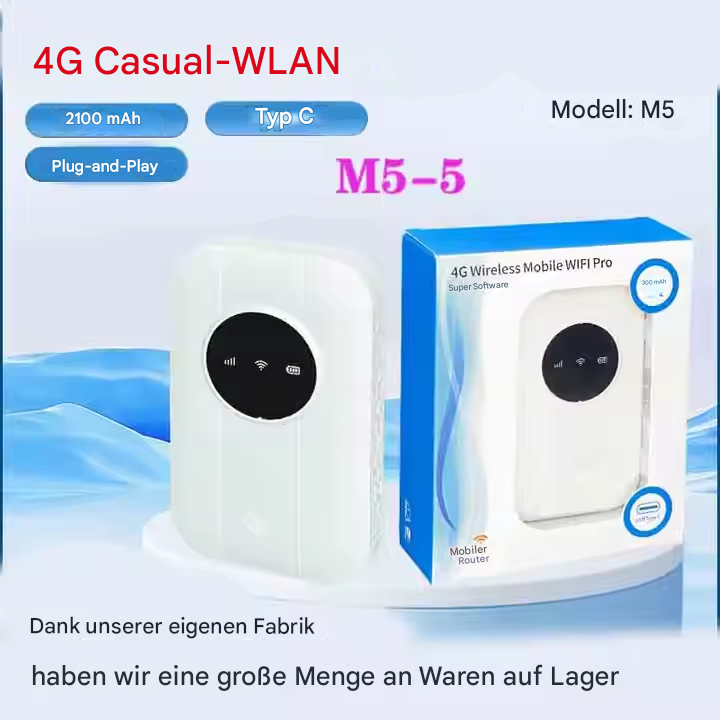 Der tragbare 4G LTE WLAN Hotspot Router als Gadget für zuverlässiges, schnelles Internet ohne Kabelgewirr.