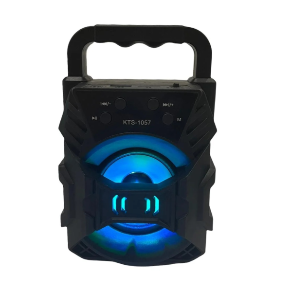 Robuster Outdoor-Bluetooth-Lautsprecher SoundRush, ideal für Abenteuer und starken Bass-Sound.