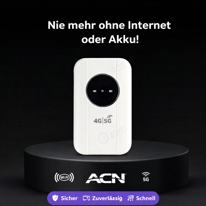 Mobiler Reiserouter für Internet überall, ohne Abo. Perfekt für Camping WLAN und Homeoffice unterwegs.