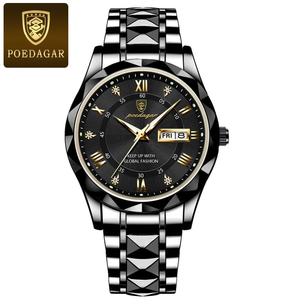 Stilvolle Modell 615 Herren-Quarzuhr. Präzise, wasserdicht & elegant. Perfekte Luxusuhr für jeden Anlass.