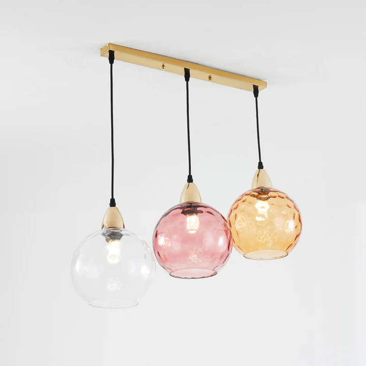 Design-Pendelleuchte, 3-flammig, moderne Innenbeleuchtung. Elegante LED Clusterleuchte für Wohnzimmer.