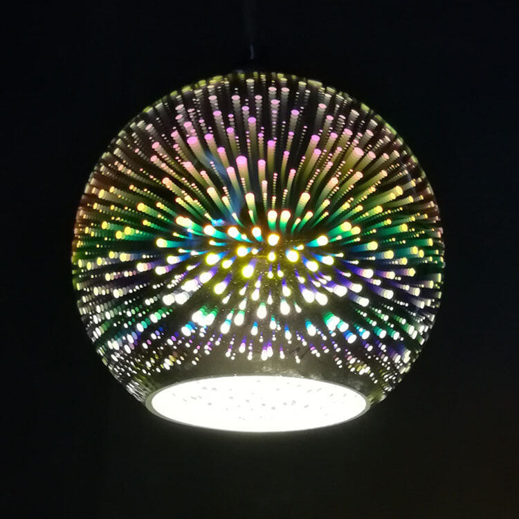 3D Feuerwerk Pendelleuchte, bunte Lichtexplosion, moderne Deckenlampe für Wohn- und Esszimmer.