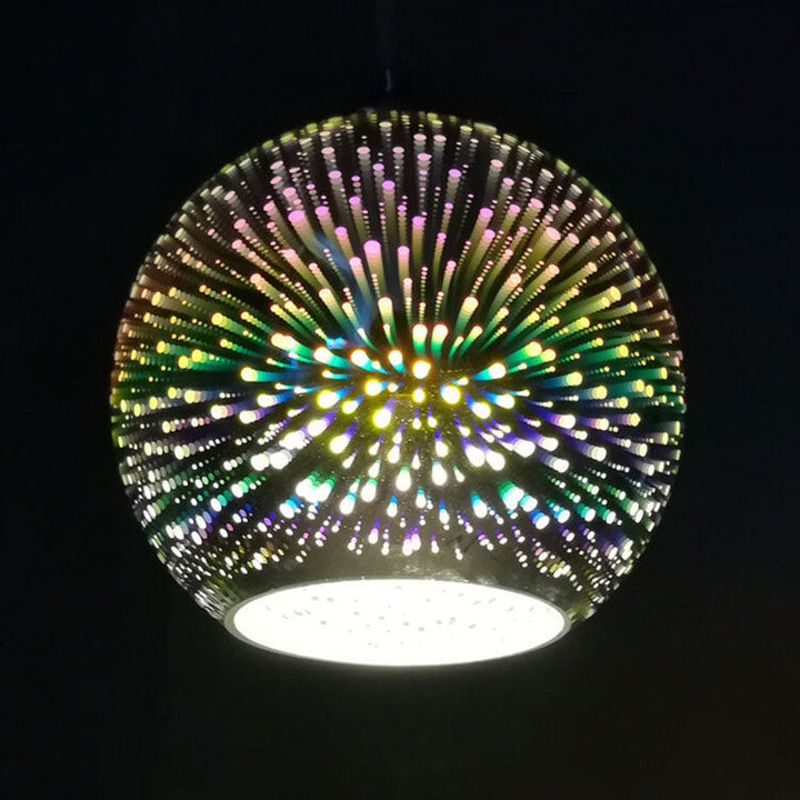 3D Feuerwerk Pendelleuchte, bunte Lichtexplosion, moderne Deckenlampe für Wohn- und Esszimmer.