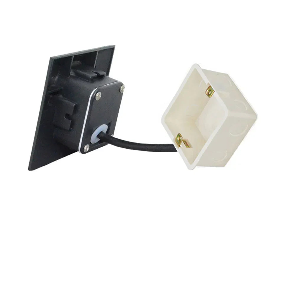 Sichere 3W LED Außenbeleuchtung, moderne IP65 Einbau-Wandlampe, wasserdicht für Terrasse & Garten.