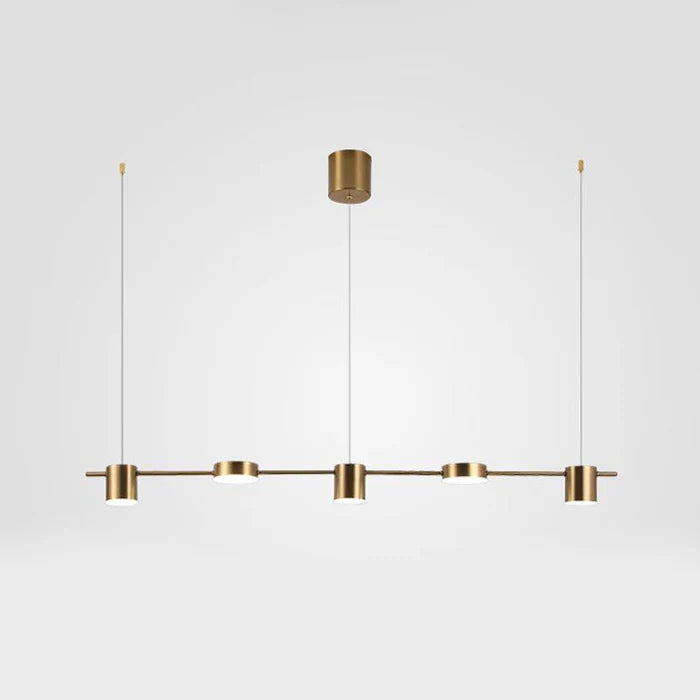 Design Esszimmerlampe: Moderne Aluminium Pendelleuchte mit energieeffizienter LED.