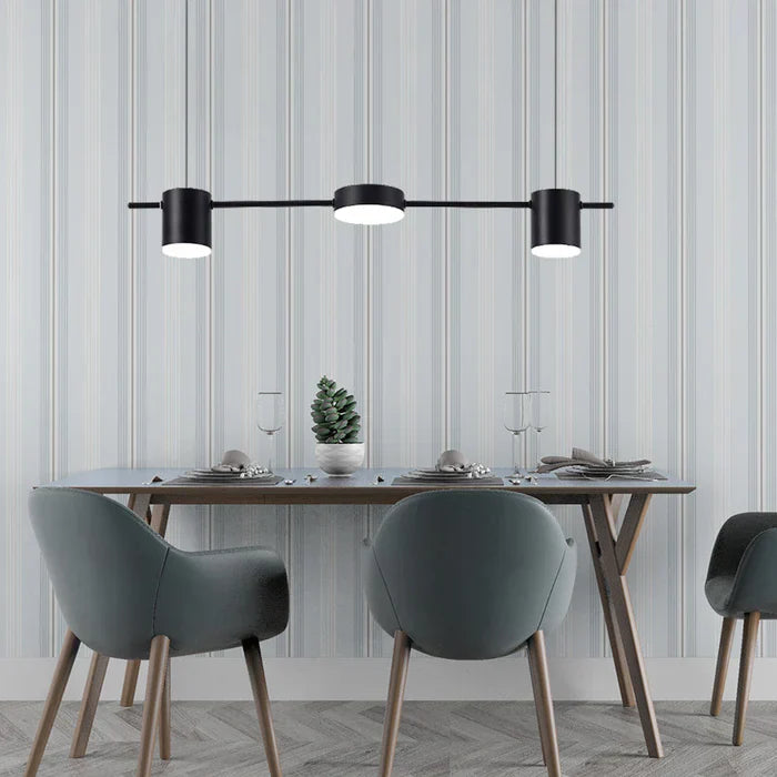 Minimalistische Design Schwarzlampe: Moderne Pendelleuchte aus Aluminium für ein Statement.