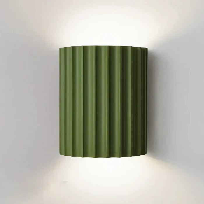 Zeitgenössische ArtisticWave Wandlampe. Moderne Designlampe mit einzigartigem Wellen Design als Innenbeleuchtung.