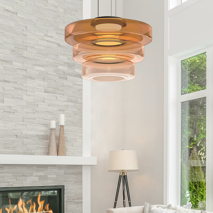 Designleuchte AuroraSphere: Klare Glaskugel im Bauhaus-Stil. Stilvolle Dekoleuchte für Ihr Zuhause.