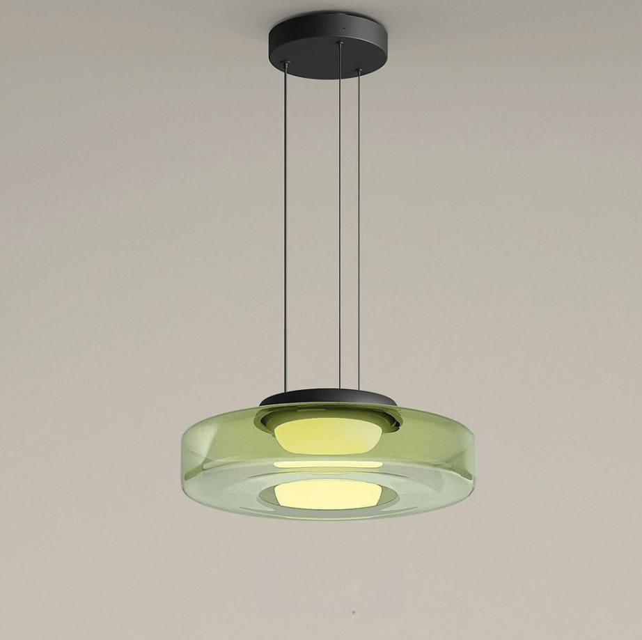 Küchenlampe AuroraSphere: Schicke Glas-Hängeleuchte im Bauhaus Design. Helle LED Beleuchtung.