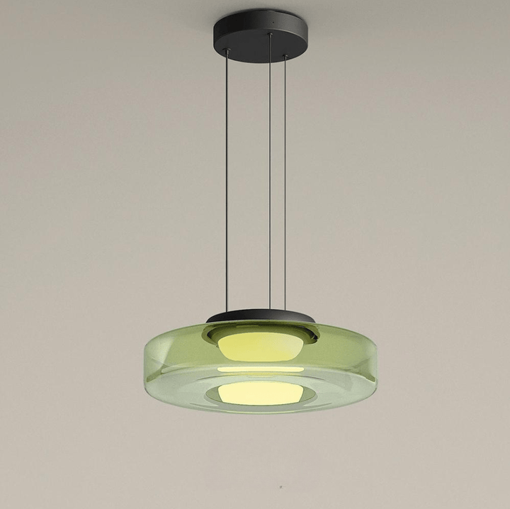 Küchenlampe AuroraSphere: Schicke Glas-Hängeleuchte im Bauhaus Design. Helle LED Beleuchtung.
