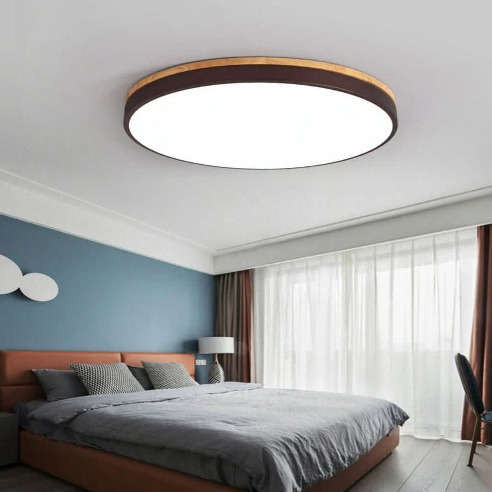 Moderne Deckenleuchte, minimalistisch, warmweißes LED Licht, ideal für Wohnzimmer & Schlafzimmer.