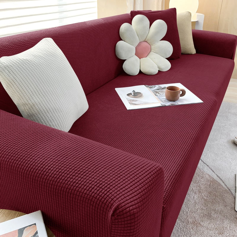 Komfortable Stretchhusse für Sofa, familienfreundlich, pflegeleicht, schützt vor alltäglichen Spuren.