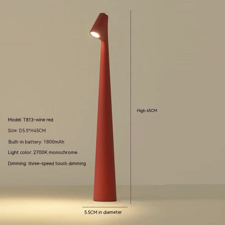 Dimmbare kabellose LED Tischlampe, modern & wiederaufladbar. Perfekt als Design- und Ambiente-Licht.