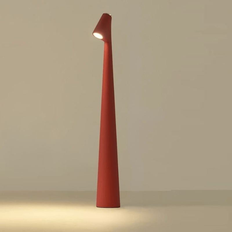 Kabellose wiederaufladbare LED Tischlampe, dimmbar, ideal als Akku Lampe für Terrasse & Bett.