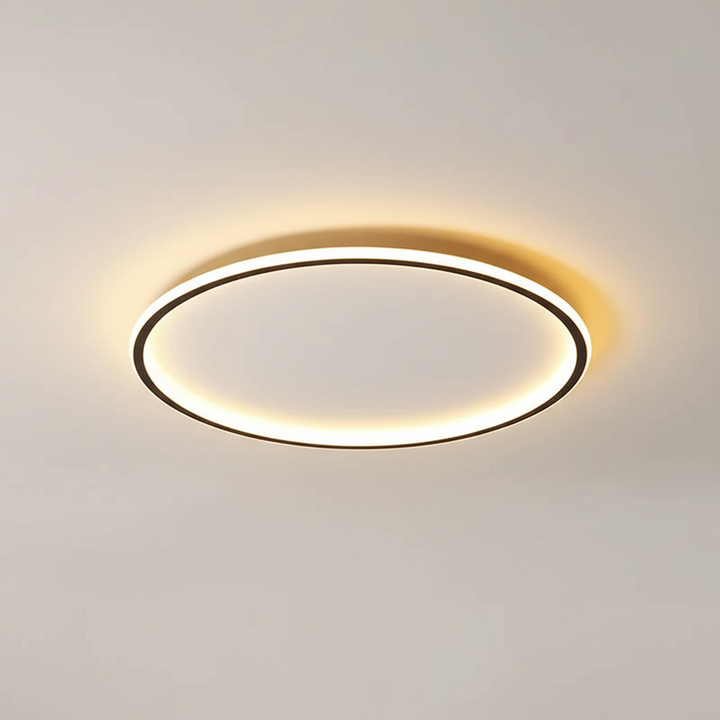 Energieeffiziente LED Deckenlampe, dimmbar, für helle und moderne Innenbeleuchtung im Flur.