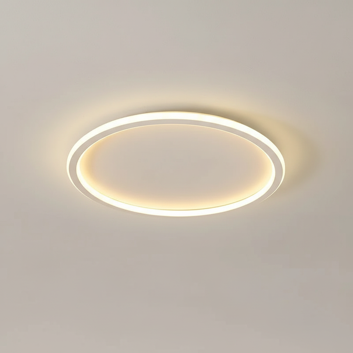 Energieeffiziente, dimmbare LED Deckenleuchte, skandinavisches Flair, für helle und moderne Räume.