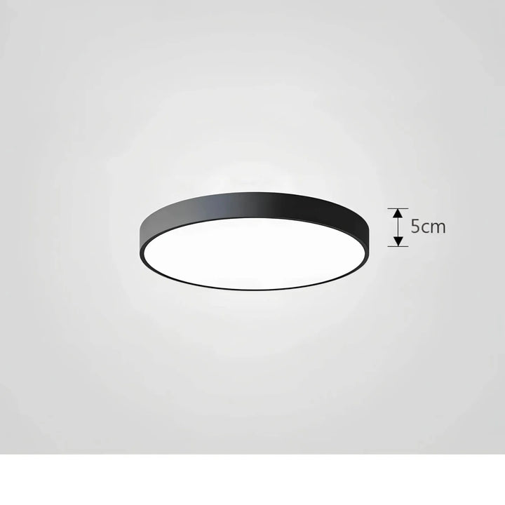 Smart-Home-kompatible LED Deckenleuchte, dimmbar, mit Farbwechsel & einfacher Fernbedienung.