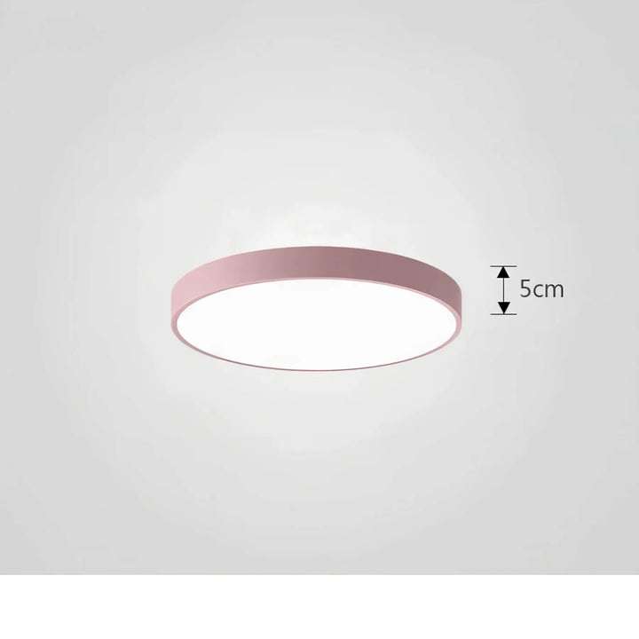 Moderne dimmbare LED Deckenleuchte mit Farbwechsel & Fernbedienung; schafft perfektes Ambiente.