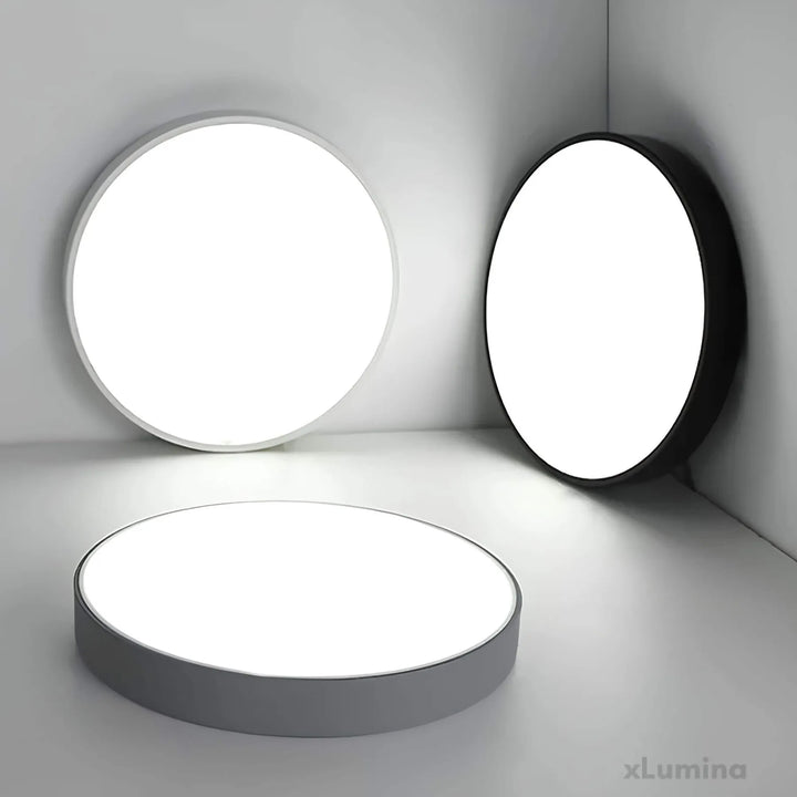 LED Deckenlampe für Wohn- oder Schlafzimmer, dimmbar, mit Farbwechsel-Funktion & Fernbedienung.