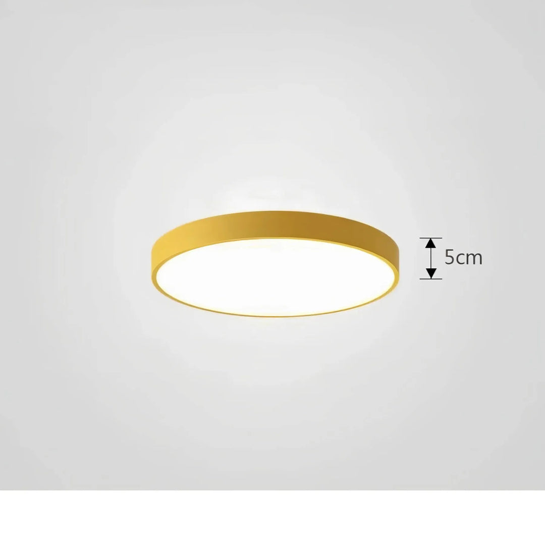 Ambiente-Licht: LED Deckenleuchte mit dynamischem Farbwechsel und Dimmfunktion, ideal zur Entspannung.