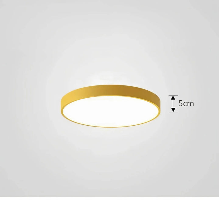 Ambiente-Licht: LED Deckenleuchte mit dynamischem Farbwechsel und Dimmfunktion, ideal zur Entspannung.