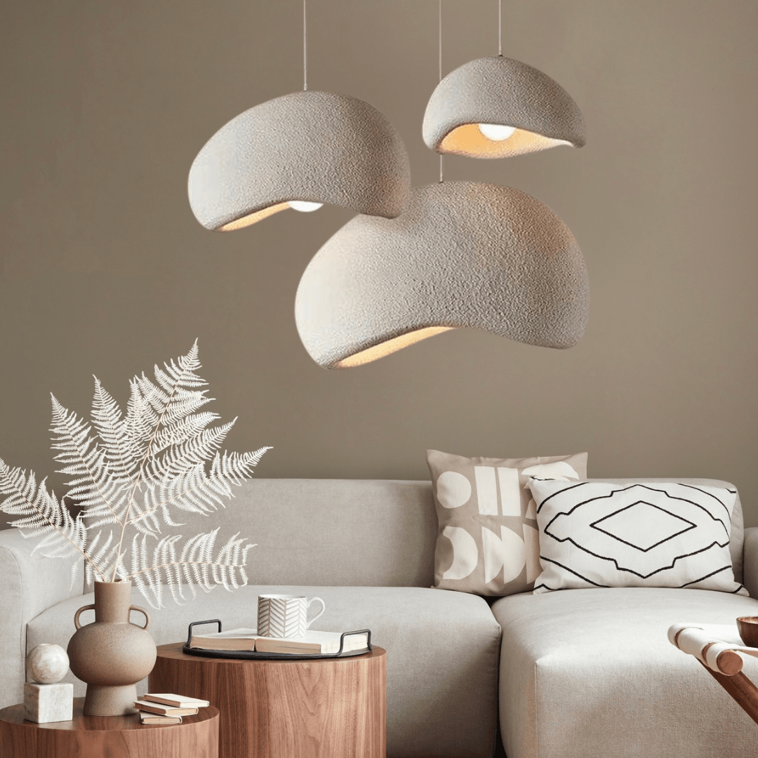 Elegante dimmbare Wohnzimmerlampe; schafft Atmosphäre & ist höhenverstellbar.