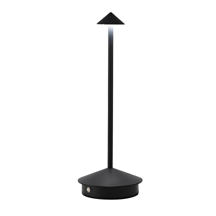 Dekorative dimmbare LED-Nachttischlampe, kabellos, USB-Licht für warmweißes Ambiente im Schlafzimmer.