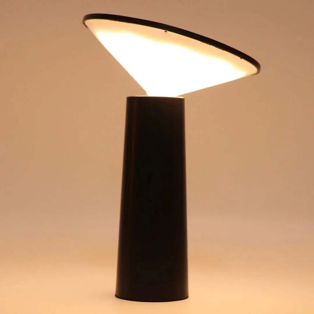Minimalistische moderne Leselampe dimmbar mit 360° drehbarem Schirm, perfekt für gerichtetes Licht.