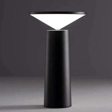 Moderne dimmbare LED-Tischleuchte, ideal als Schreibtischlampe oder stilvolle Akzentbeleuchtung.