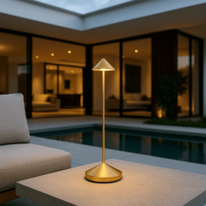 LED-Leuchte mit nachhaltigem Design, perfekt für warmes Licht und ein gemütliches Ambiente.
