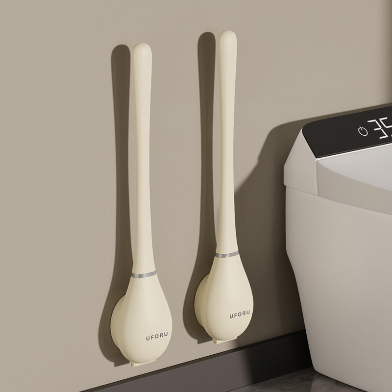 Flexible, wandmontierbare Toilettenbürste für makellose Bad-Sauberkeit & modernes Design.