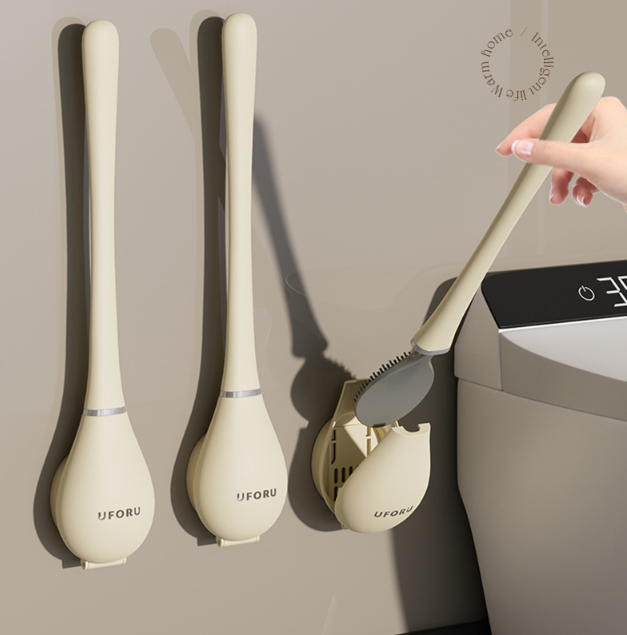 Pflegeleichte flexible Toilettenbürste, ideal für tägliche Badhygiene und Sauberkeit.