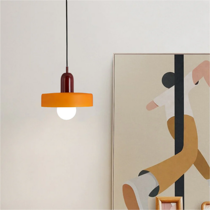 Stilvolle LED Glaslampe: Moderne Hängelampe für ein stimmungsvolles Ambiente. Design Deckenleuchte.