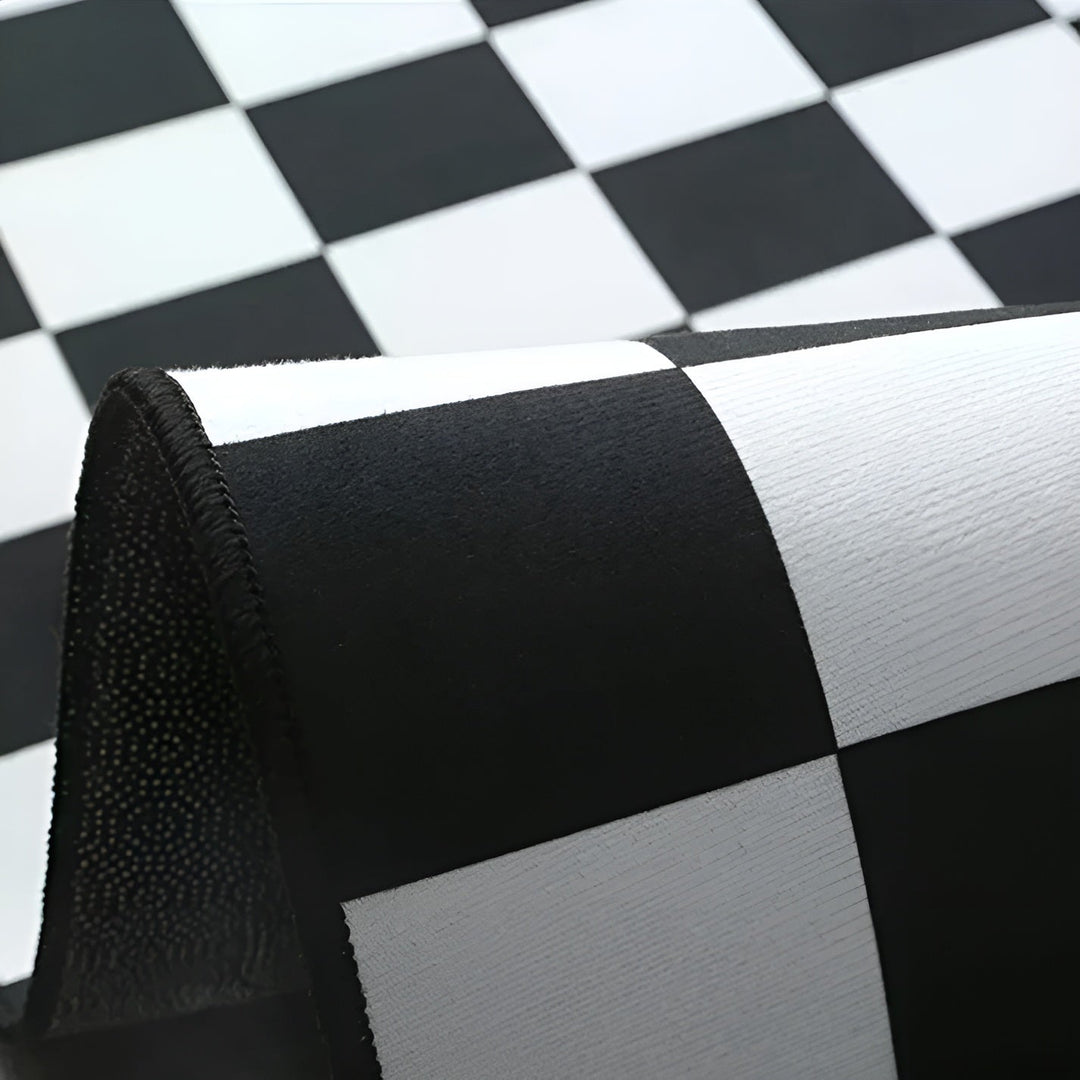 Elegante Halbkreis Design Matte, ideal als Schmutzfang im Flur oder draußen. Modern und pflegeleicht.