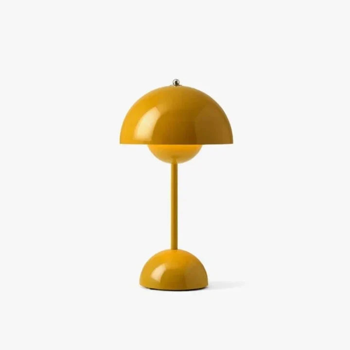 Stilvolle goldene kabellose Tischleuchte, LED, dimmbar, modern, wiederaufladbar, Stimmungslicht.