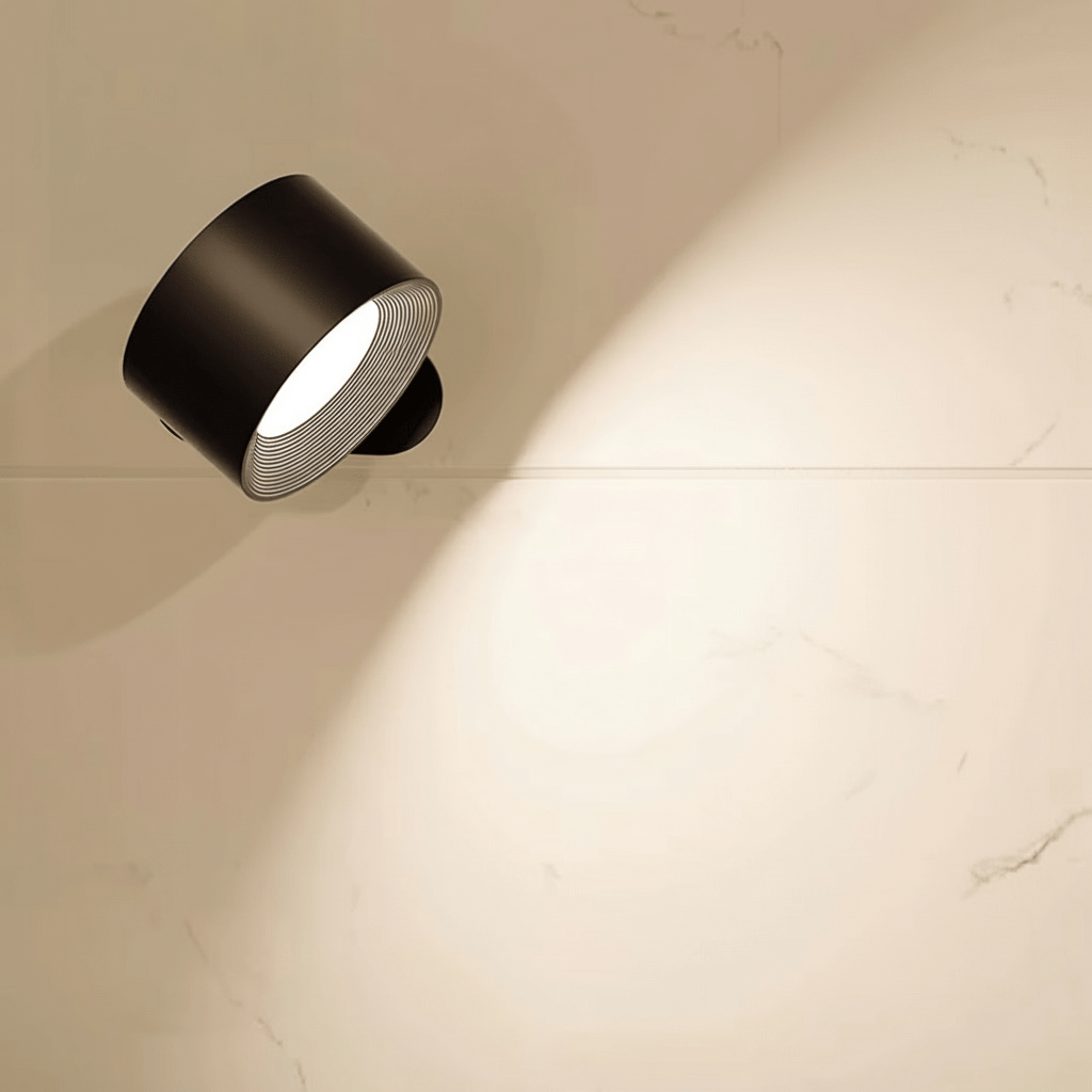 Dekorative kabellose Wandlampe mit LED-Technologie und Fernbedienung für Schlafzimmer.