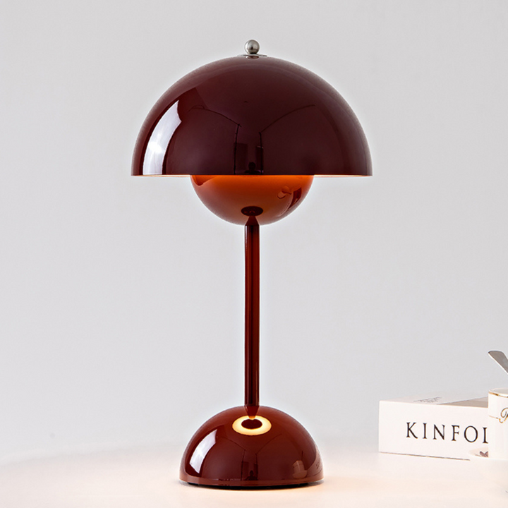 Pilzlampe mit Touch-Steuerung, kabellos & dimmbar. Moderne LED Ambientebeleuchtung für besondere Akzente.