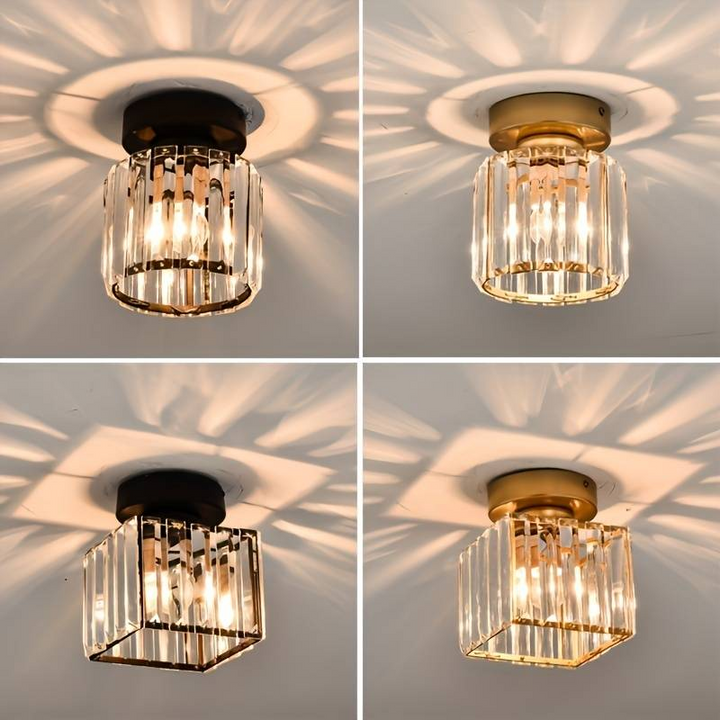 Luxuriöse Designleuchte: Moderne Kristall-Deckenlampe für anspruchsvolle Innenräume.