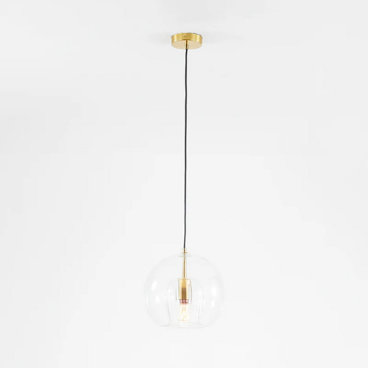 Kugelförmige LED Pendelleuchte "Aurora Sphere" für anspruchsvolle, moderne Beleuchtung.