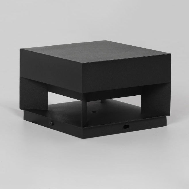 Stilvolle LED Terrassenlampe, wasserdicht, modernes Design für den Außenbereich. Minimalistische Optik.