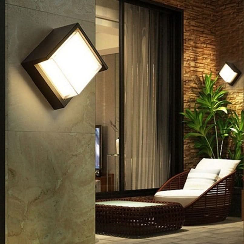Wetterfeste IP65 LED-Außenleuchte, modernes Licht für Hausfassade, Garten & Terrasse.