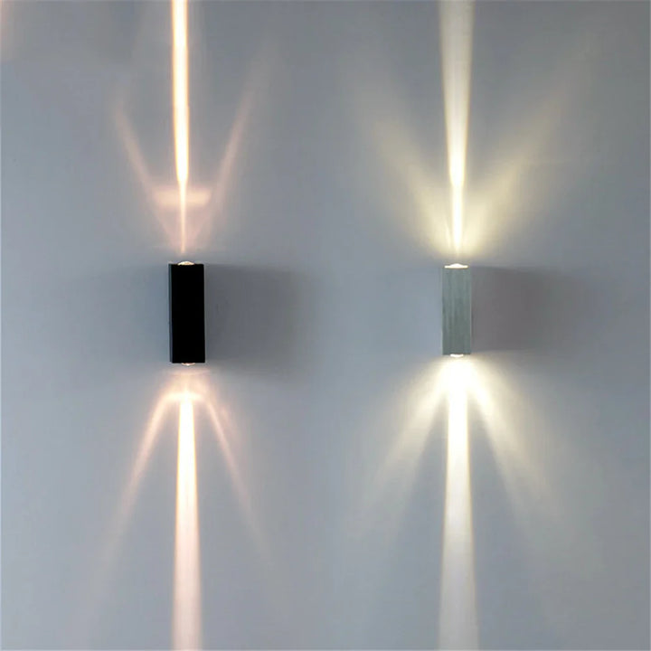 Elegante LED-Außenleuchte Virelo Beam für stilvolle Fassadenbeleuchtung. Wetterfestes IP65 Design für Garten.