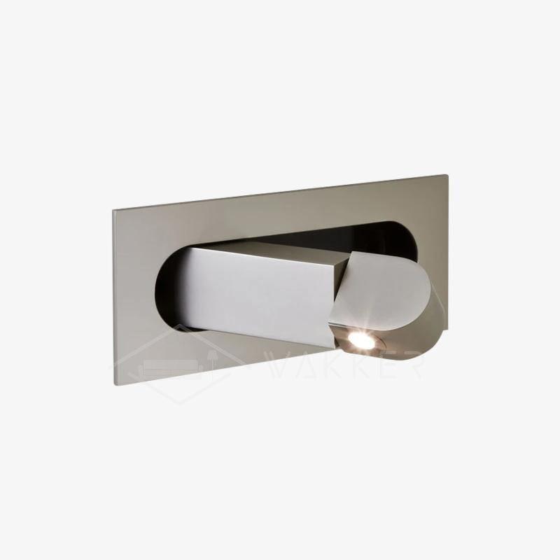 Hotel-Stil: LED Wandlampe mit flexiblem Leselicht & anpassbaren Farben für Schlafzimmer.