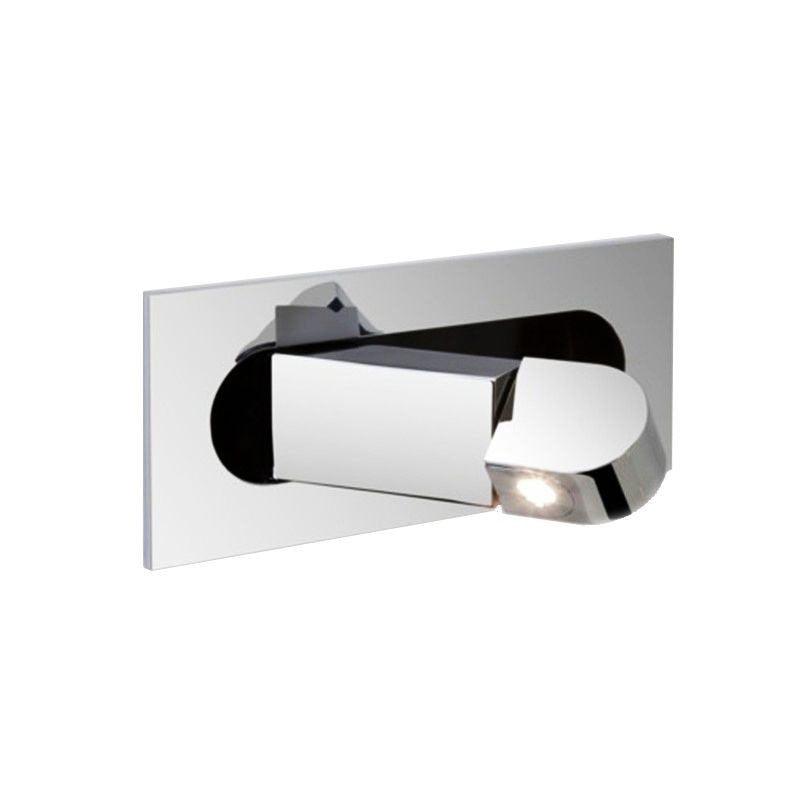 Minimalistisches Design: LED Bettleselampe mit Farbwechsel-Option und Druckschalter.