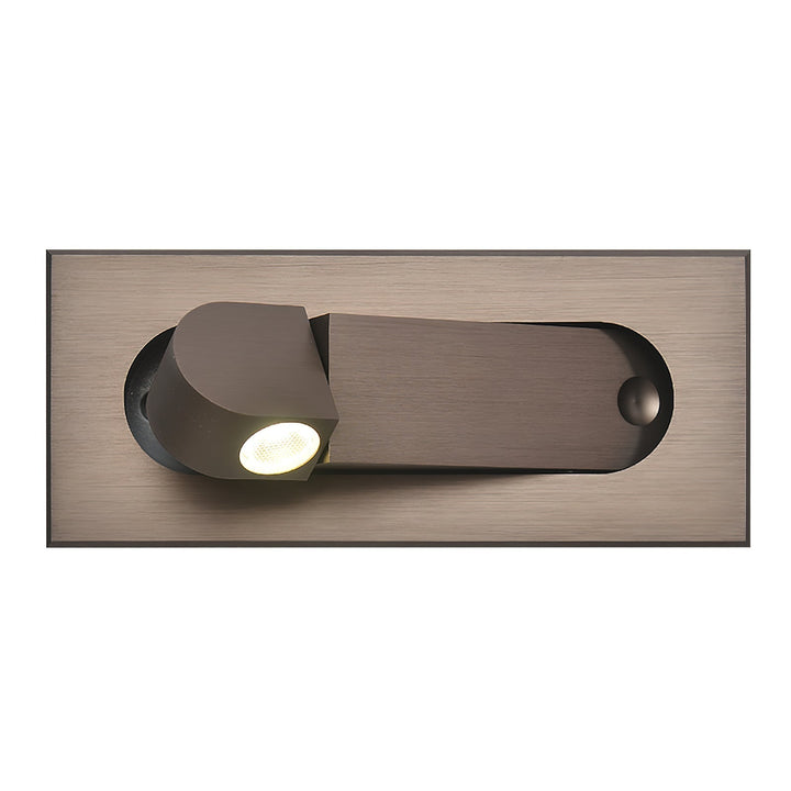 Praktische LED Wandleuchte als Bettleselicht, mit anpassbaren Farben & simpler Bedienung.