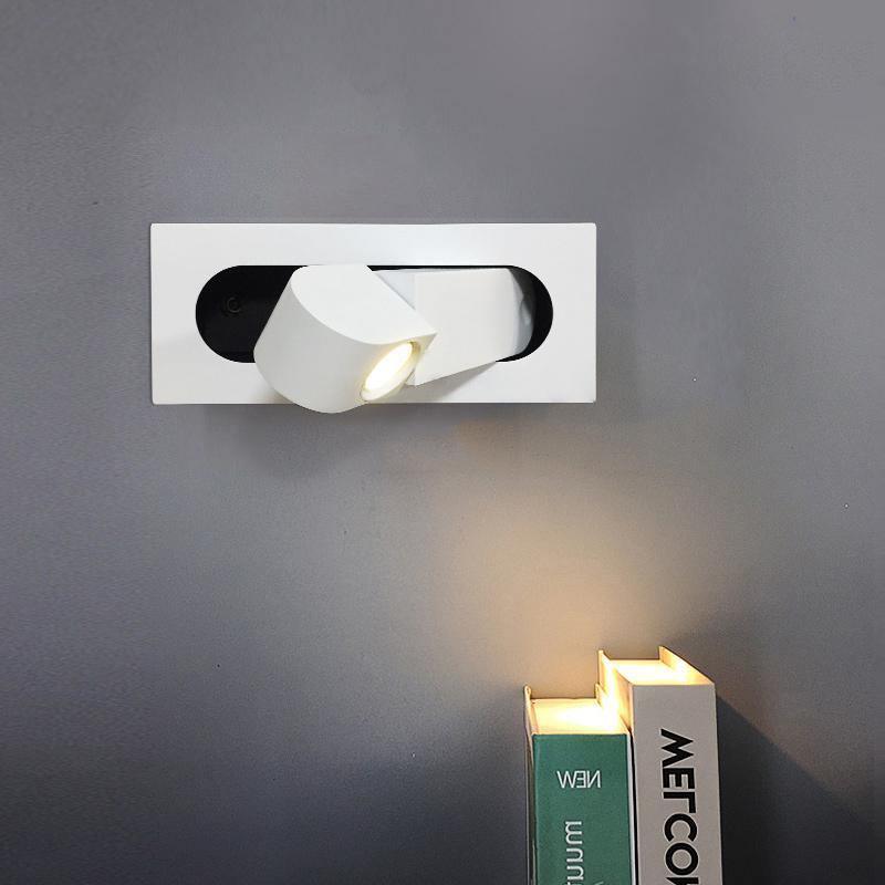 Funktionale LED Bettleseleuchte mit verschiedenen Lichtfarben, perfekt für Ihr Schlafzimmer.